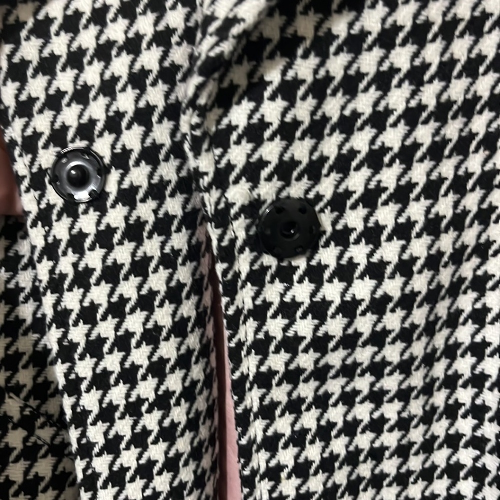 Isaac Mizeahi Long Checked Belted Coat - Picture 3 of 6